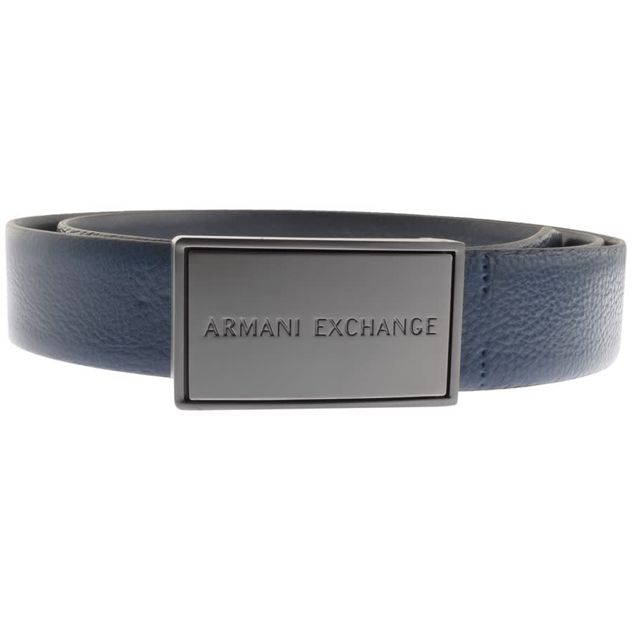 Alternative Image for ProductArmani Exchange Reversible Belt Blue1